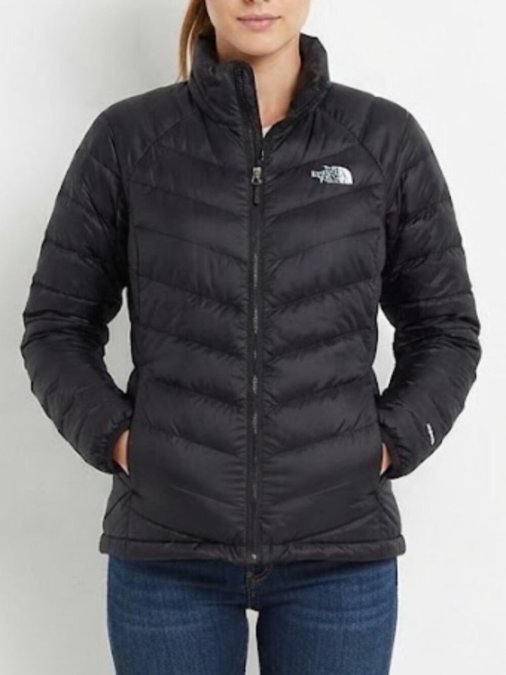 The North Face 550 Goose Down Puffer Black Winter Jacket Women's M